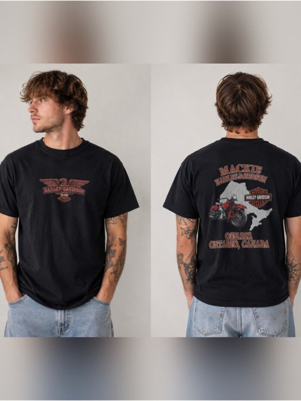 Harley-Davidson Eagle Black Graphic Tee